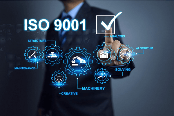 Modern quality management system dashboard showing process optimization